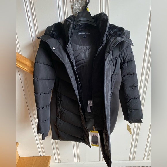 Andrew Marc Womens' Walker Jacket black size Small - Picture 13 of 16